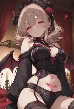 黑丝小恶魔萝莉与风骚母亲的色欲榨精